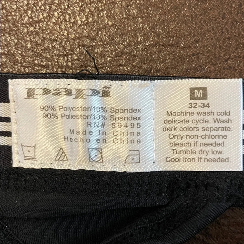 Vintage Papi Black Thong - Picture 3 of 3